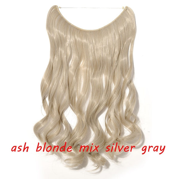 20 inch Invisible Wire No Clip One Piece Halo (Synthetic)
