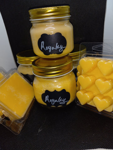 "Royalty" candles**