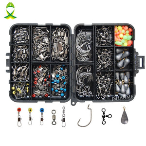 160pcs/box Fishing Accessories Kit