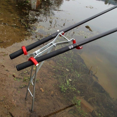 Outdoor Foldable Adjustable Bracket Fishing Rod Stand