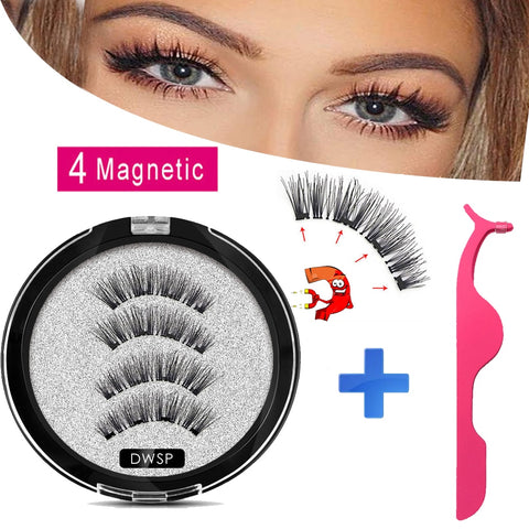 MB Magnetic eyelashes with 4 magnets Mink eyelashes